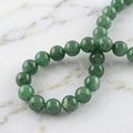 Aventurine Verte Naturelle — Perles Rondes 8mm | Fil ~38 cm