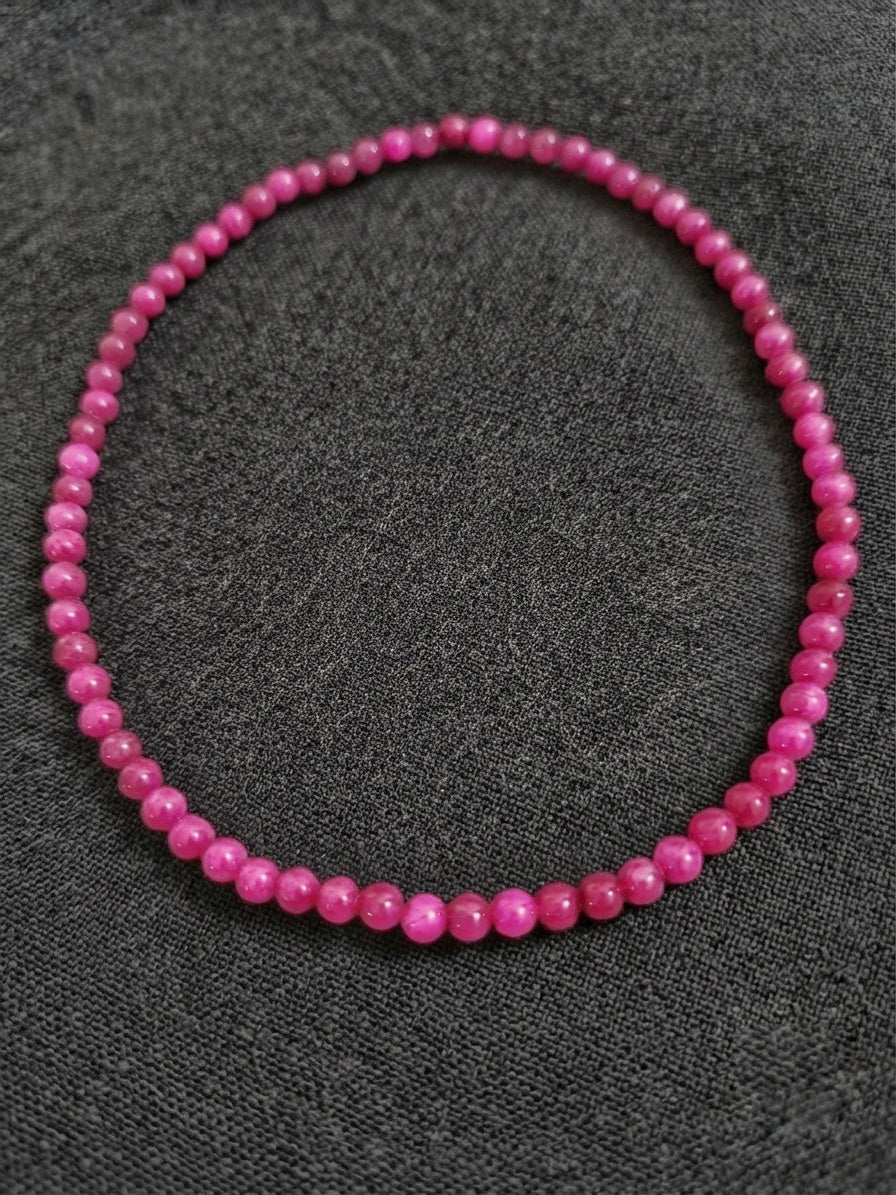 Collana di Varie Pietre — Perline Tonde 6mm | 40 o 45 cm -