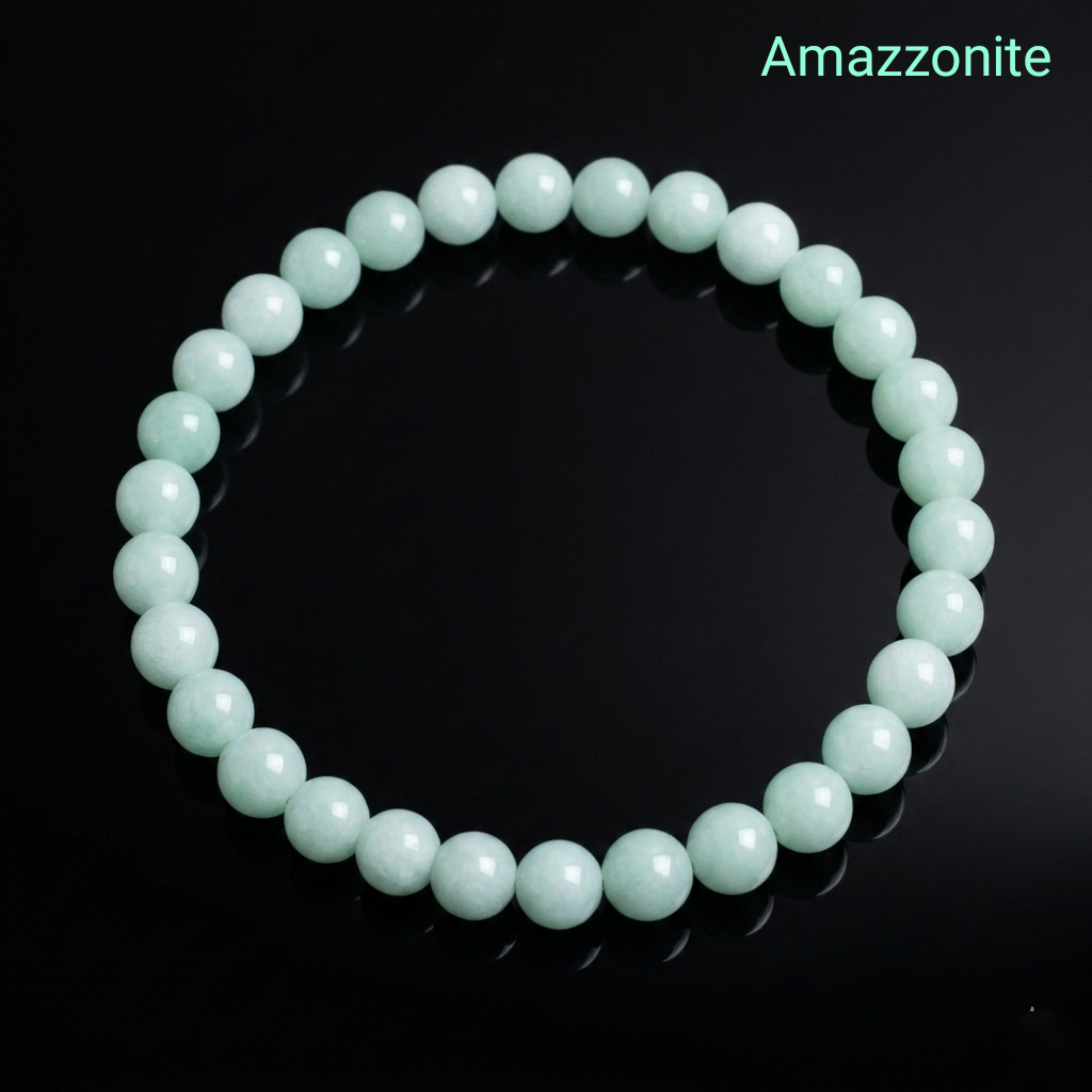 Bracciale di Giada colori vari — Sfere 6mm | 18-19 cm