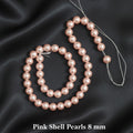 Perles Roses de Nacre Naturelle 6-8-10 mm